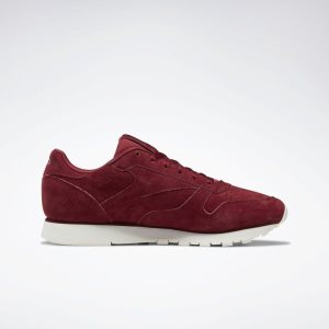 Reebok Classic Leather Turnschuhe Damen - Bordeaux - DE 103-XME